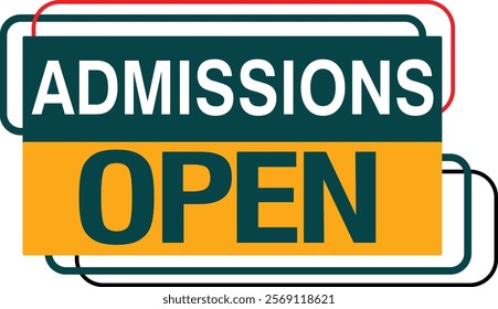 admission open banner social media post template school college university	
