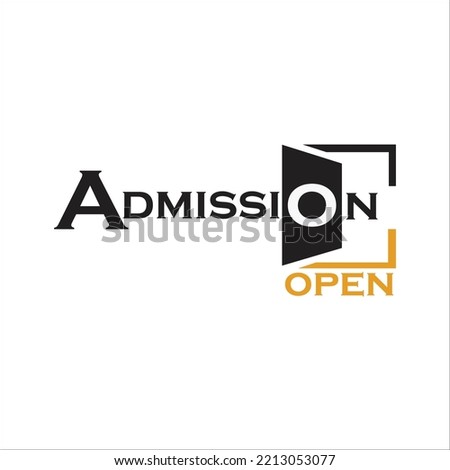 admission open concept educational vector layout  