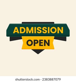 admission open now school education banner social media post template