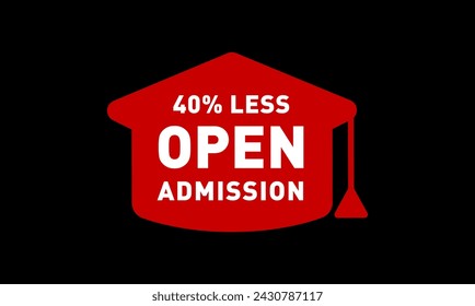 Admission Open School College Student vectors Banner Design Transparent