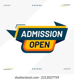 admission open text box for social media banner design
