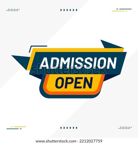 admission open text box for social media banner design