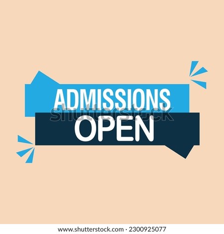 admission open text box for social media banner design