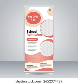 Admission Process for School Students Flyer Design