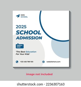 Admission Social Media Post Design