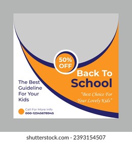 Admission social media post,Back to school social media post,social media post design,