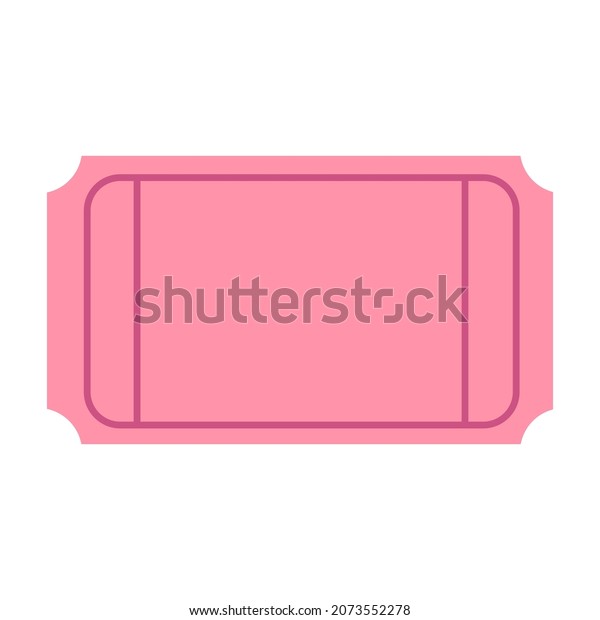 Admission Ticket Icon Emoji Isolated Vector Stock Vector (Royalty Free ...