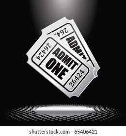 admission tickets under spotlight