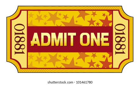 Admit One Ticket