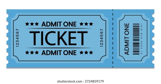 Admitir un Vector de ilustración de ticket 