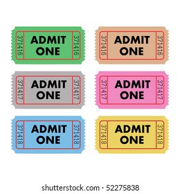 Admit One Tickets