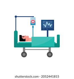 admitted patient icon for business website,apps, and many more