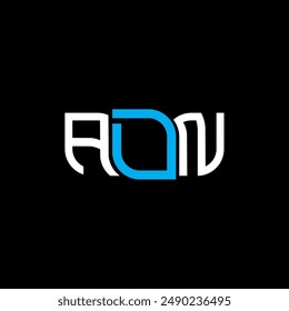 ADN Logo Design, ADN einfaches und modernes Logo. ADN luxuriöses Alphabet-Design  