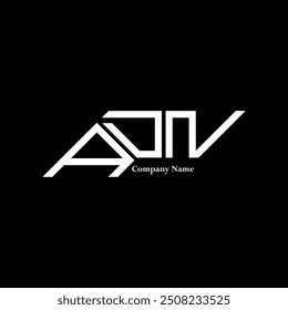 ADN Logo Design, ADN einfach und modern Logo. ADN luxuriöses Alphabetdesign  