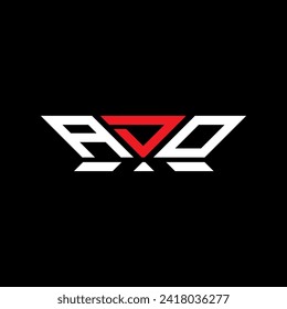 ADO letter logo vector design, ADO simple and modern logo. ADO luxurious alphabet design  