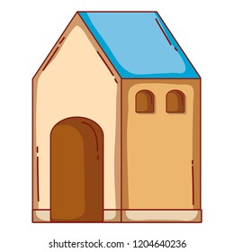 adobe house cartoon