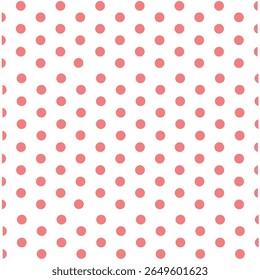 Adobe Illustrator Artwork, Seamless Polka Dot Pattern in White

