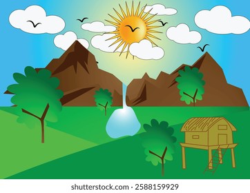 adobe illustrator scenery for beginners beautiful scenery