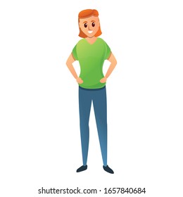 Adolescent icon. Cartoon of adolescent vector icon for web design isolated on white background