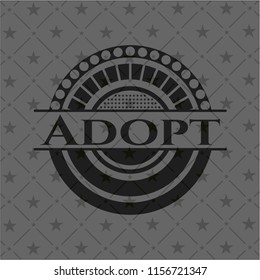 Adopt black emblem