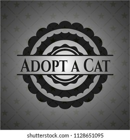 Adopt a Cat dark emblem