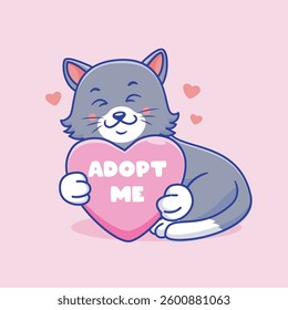 adopt a cat. save and support homeless animals