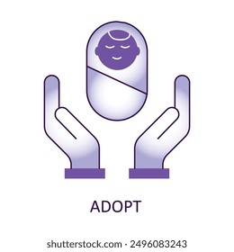 Adopt, Child Adoption, Foster Care, Adoption Process, Adoptive Parents, Support, Family Bonding, Icon, Adopt a Child,  Services.