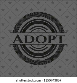 Adopt dark badge