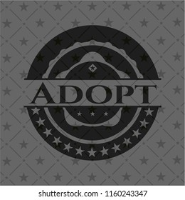 Adopt dark icon or emblem