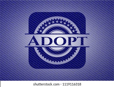 Adopt with denim texture