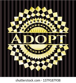 Adopt golden emblem