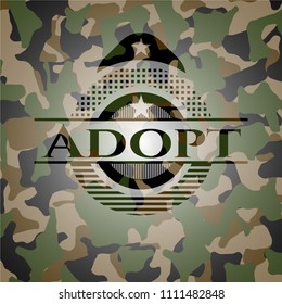 Adopt on camo texture