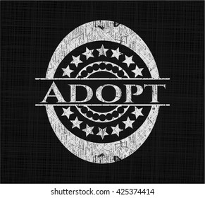 Adoptar en pizarra