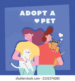 adopt a pet blue card