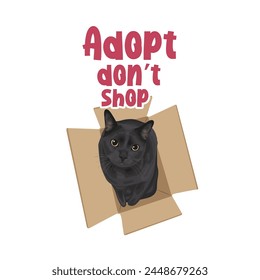 Adopt a pet flyer square template