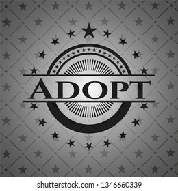 Adopt realistic dark emblem
