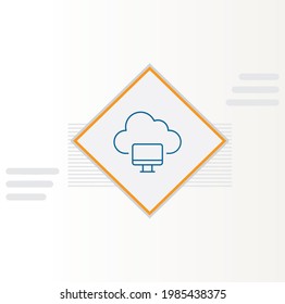 
Adopting Best Practices On Cloud Icon