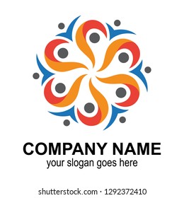 adoption and charity logo template