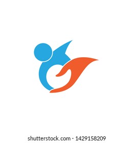 Adoption, Children, Community Care logo template vector icon