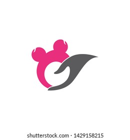 Adoption, Children, Community Care logo template vector icon