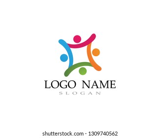 Adoption children logo and symbol health