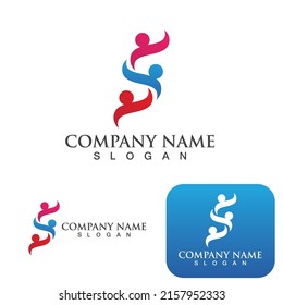 Adoption children logo and symbol health