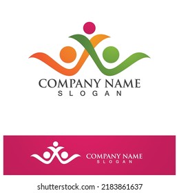 Adoption children logo and symbol health
