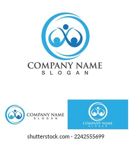 Adoption children logo and symbol health