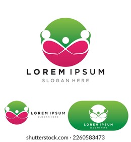 Adoption children logo and symbol health