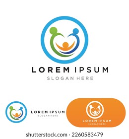 Adoption children logo and symbol health