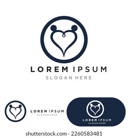 Adoption children logo and symbol health