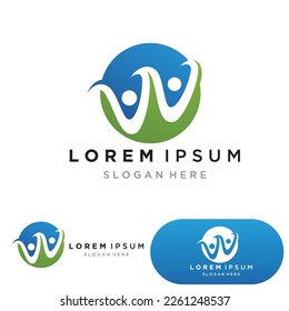 Adoption children logo and symbol health