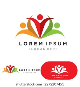 Adoption children logo and symbol health