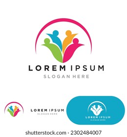Adoption children logo and symbol health
